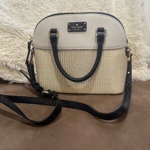 Kate Spade Black and Tan Crossbody Bag